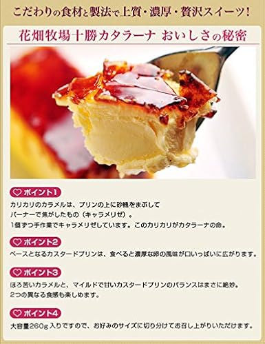 Amazon 花畑牧場 十勝カタラーナ 濃厚焼きプリン 260g Boxタイプ 花畑牧場 プリン 通販