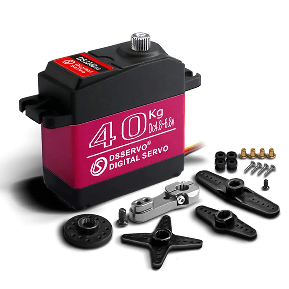 ANNIMOS RC Servo Motor 40kg High Speed/Torque Stainless Steel Gear Waterproof Standard Digital Servos
