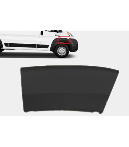 Front Door Flare Molding Trim For 2019-2022 Ram Promaster - Black, Right Passenger Side - Texas E Parts - View #3