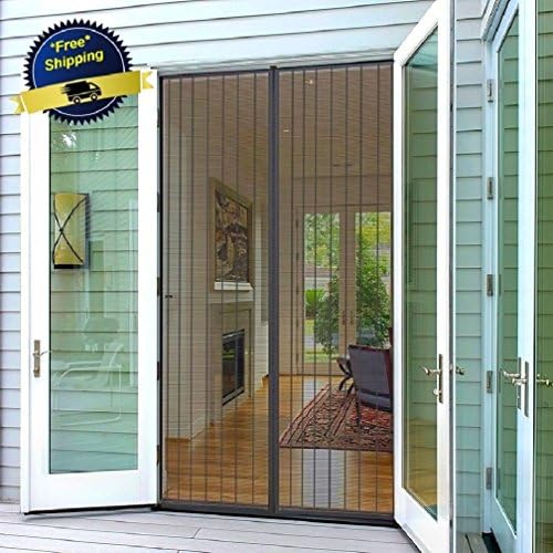 Magnetic Screen Door Net Anti Mosquito Magic Mesh Hands-Free Bug Curtain Patio