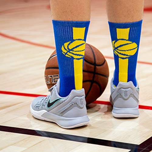 image for ChalkTalkSPORTS Athletic Half Cushioned Crew Socks | Mid Calf | Basket