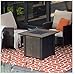 Best Top Selling Propane Gas Fire Pit Table With Cover Lid Patio Deck Porch Pool Outdoor Heater- Beautiful UV Resistant Finish- Powerful Heating 50,000 BTU Contemporary Lovely Beautiful