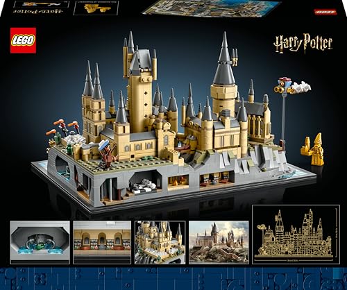 LEGO Harry Potter Schloss Hogwarts mit Schlossgelände - Set zum Sammeln für Erwachsene inkl. Hauptturm & Astronomieturm, Kammer des Schreckens & Architekt Minifigur - 76419 10