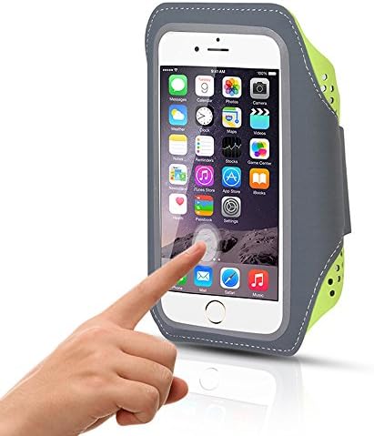 iPhone 7 Sports Running Armband,VICTA Multifunctional Outdoor Sports Running Case for iPhone (Gray+Green 4.7)