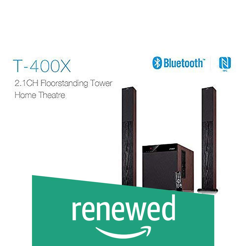 fd t400x full wooden 2.1 tower speakers