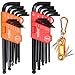 HORUSDY 32-Pieces Allen Wrench Set, Hex Key Set Long Arm Ball End, Inch/Metric and Mini Screwdriver Set - Best Unique Tool Gift for Men