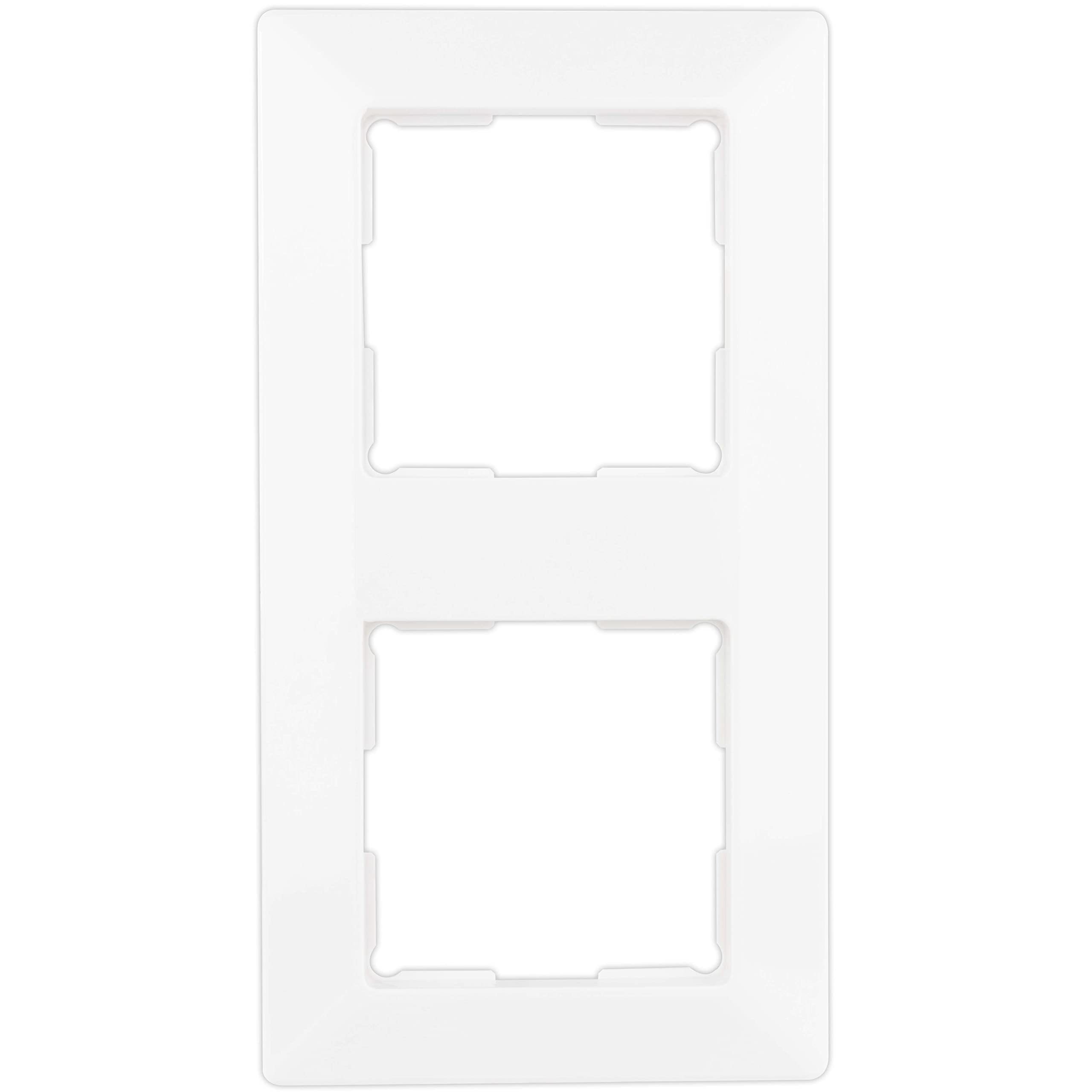REV Quadro 0236820104 2-Way Frame Socket, Frame Light Switch etc., White