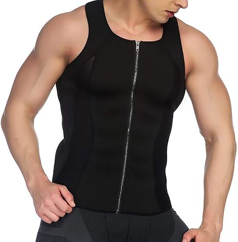 SHANGLY Hombres Sauna Sudor Camisa Adelgazante Body Shaper Entrenamiento Correr Gimnasio Chaleco Las Camisetas: Amazon.es: Deportes y aire libre