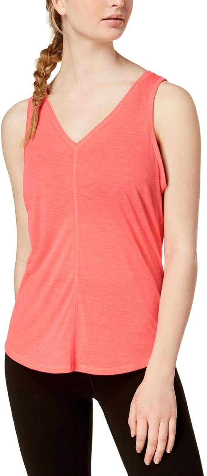 Calvin Klein Women's Performance VentBack Tank Top (Hot Pink, Medium