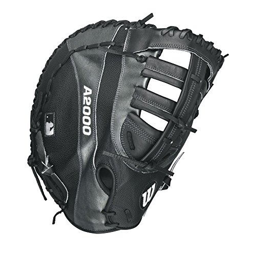 Buy Wilson A2000 1st Base Baseball Glove, Black/ Metal Grey, Right Hand