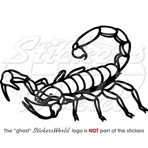 Scorpion Stinger Scorpio Horoscope 8" (200mm) Vinyl Bumper Sticker, Decal - Choice of 22 Colours