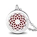 2 Pieces Fragrance Aromatherapy Essential Oil Prume Diffuser Necklace Locket Pendant Outfitters with 24 Inch Chain-Tree of Life & Sunflower Set