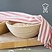 Avalon Kitchen Premium Sourdough Bread Banneton Proofing Basket | 10 Inch Round Brotform | Artisan Bread Maker | Removable Cloth Linen Liner Natural Cane Rattan Dough