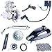 YaeCCC Bicycle Motor Kit 80cc 2 Stroke Motor Engine Mountain Bike Upgrade Kit Gas for Motorized Bicycle Bike Kits Silver
