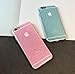 iPhone 6 Plus/6S Plus Case(2-Piece Combo Set),Blingy's Shiny Sparkling Glitter Style Flexible Soft Rubber Gel TPU Cases:2-Piece Combo Set for iPhone 6 Plus/6S Plus (Blue/Pink)