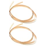 KALLORY 2pcs Rattan Basket Weaving Material Wicker