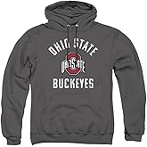 LOGOVISION The Ohio State University Official Buckeyes Logo Unisex Adult Pull-Over Hoodie