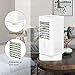 Air Cooler, Powerful Personal Air Conditioner Cooler Mini Evaporative Air Conditioner Desktop Cooling Fan With Nightlight And Humidification Function Low Noise Perfect For Home Office