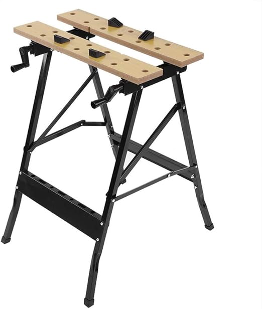 Folding Work Table Tool, Adjustable Strong and Sturdy Compact