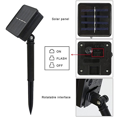 image for K.T. Fancy Fairy Water Drop 20ft 30LED Solar String Lights Outdoor Wat