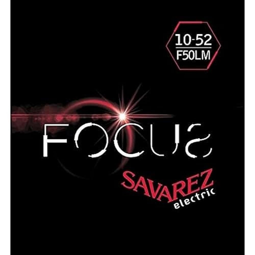 Savarez Electric Guitar Strings Focus Stainless Steel Set Med-Light .010-.052 F50LM