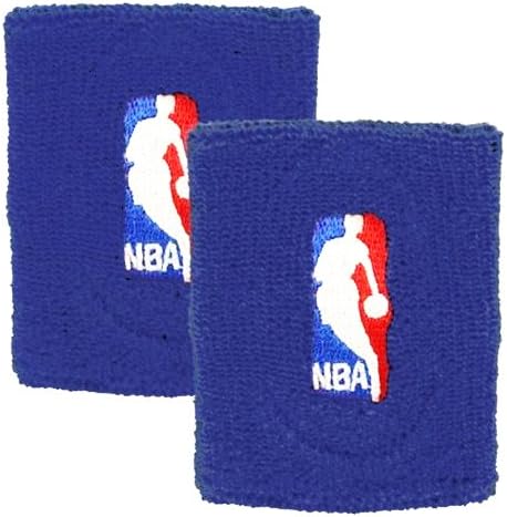 NBA Logoman Basketball Athletic Wristband Accessory 1 Pair