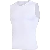 MOVILBENES Boys Compression Shirt Sleeveless Youth Basketball Football Baseball Undershirt Quick Dry Kids Athletic Tank Tops