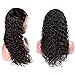 Brazilian Virgin Lace Front Wigs Human Hair With Baby Hair Water Wave Lace Frontal Wigs 150% Density Wet and Wavy Human hair Wigs for Black Women Hair Wigs Pre Plucked 10A Lace Front Wigs 24 Inch