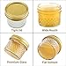 4OZ Mason Jars with Lids, Hoa Kinh 40 Pack Canning Jars, Crystal Food Storage Jelly Jars for Jam, Honey, Wedding Favors, Baby Foods, DIY