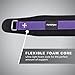 Harbinger Women's Nylon Weightlifting Belt with Flexible Ultralight Foam Core, 5-Inch, Purple, Medium