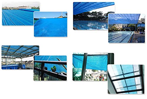 SYY Sonnensegel Schattennetz, Blau Mesh-Shading Net, 90% Anti-UV-, Eingedickt Und Encrypted Große Sonnensegel, (Size… – Bild 5