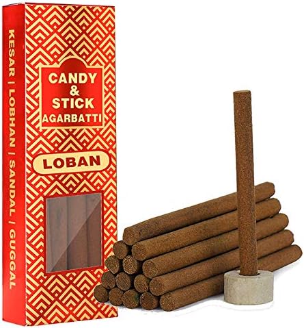 MARSHLAND Loban Dhoop Sticks Special Pure Fragrance Incense Cones Natural Integrands Mixed Dhoop Batti Sticks (Pack of 2)