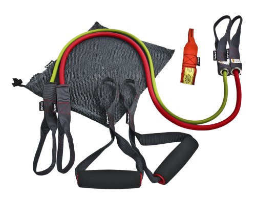 Perfect Fitness Resistance Band Kit with Door Anchor and Universal Handles