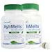 OraCoat XyliMelts for Dry Mouth Care 120 count bottles, All Natural, Gluten Free, No Preservatives, Helps Neutralize Acids, Mild Mint, 2 bottles (240 discs total)