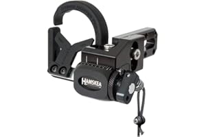 HAMSKEA ARCHERY SOLUTIONS Hybrid Hunter Pro Micro Tune/Drop Away Recurve Compound Arrow Rest for Bowhunting