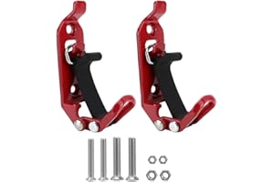Cenroelon Zinc Alloy Bracket Buckle Fire Equipment Fixing Parts Roof Rack Tool Clip Buckle Rubber Pull Strap Multifunctional 