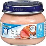Gerber 2nd Foods, Beef and Gravy, 2.5-Ounce Jars (Pack of 24)