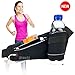 Running Belt, Zdatt Outdoor Sport Water Resistant Reflective Waist Pack Running Belt Fanny Pack for Hiking Trip Fitness Gym for iPhone Samsung and Big Smart Phones (Black3)