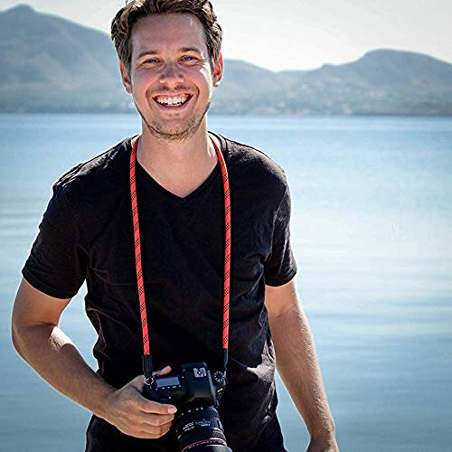 Eorefo Camera Strap Vintage 100cm Nylon Climbing Rope Camera Neck Shoulder Strap for Micro Single and DSLR Camera. – Bild 7