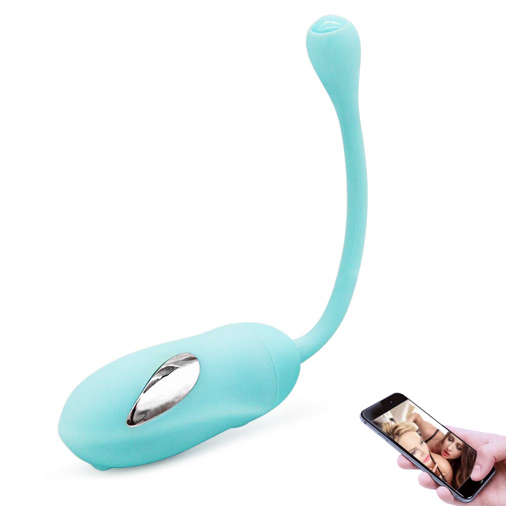 Wearable Quiet Waterproof Massager, Smart Kegel Balls for Tightening for Beginners & Advanced, App B