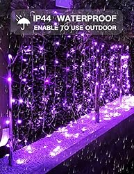 suddus Purple Halloween Window Lights Indoor, 200