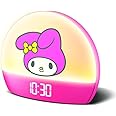 Hello Kitty Sunrise Alarm Clock - Multicolor Lights, USB Charging, LED Display, and Snooze Function