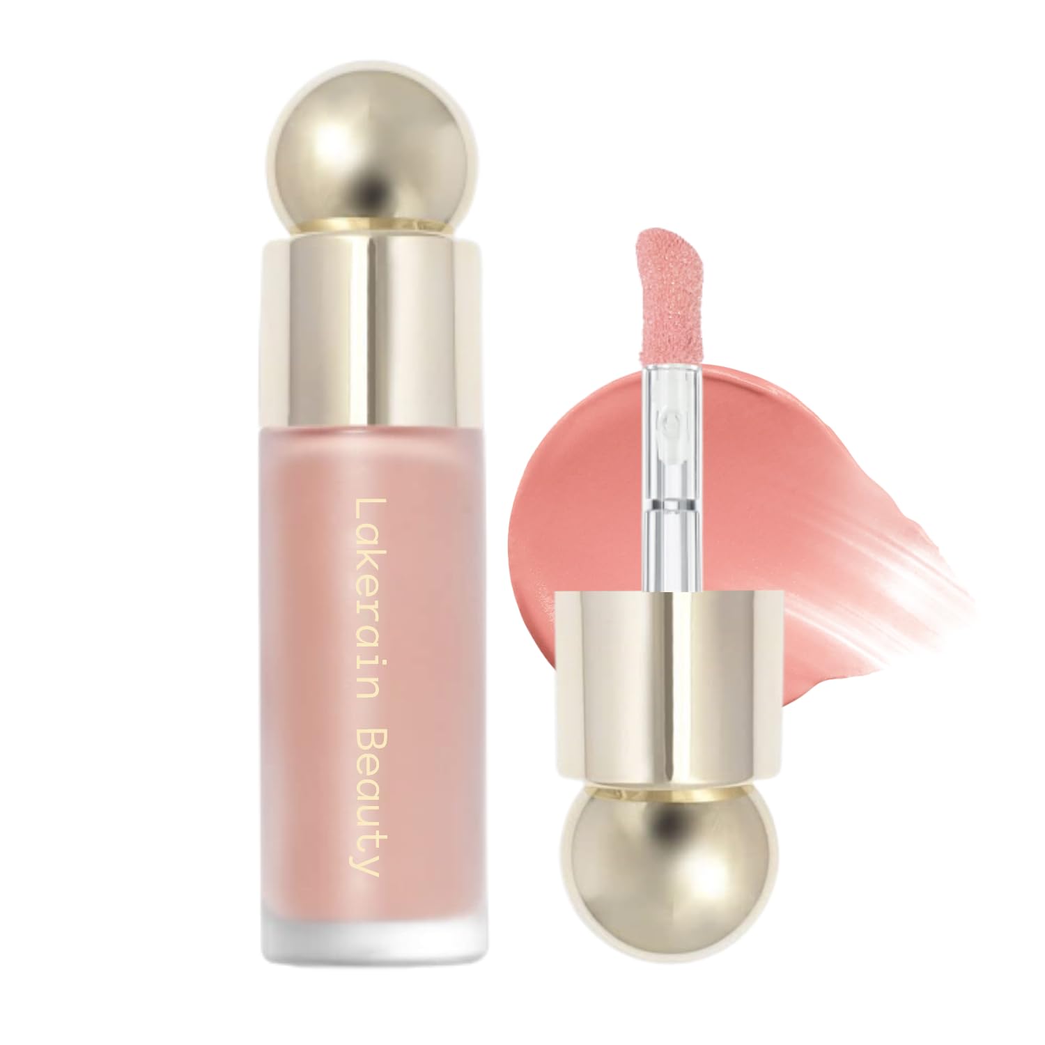 Liquid Blush Soft Cream Face Blush, Long-lasting Blendable Liquid Blusher Lightweight Moisturizing Beauty Makeup for Cheeks, Natural Looking Matte Finish Dewy Skin Tint (#01 Bliss)