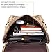 Zebella Casual Canvas Laptop Backpack School College Travel Daypack Handbag
