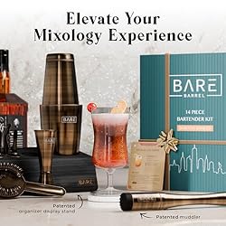 BARE BARREL® Mixology Bartender Kit Bar Set