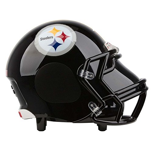 NIMA Portable Bluetooth Speaker, [Officially Licensed by NFL] NFL Football Helmet Super Mini Stereo Speaker with Built-in-Mic, Hands-free Call, AUX HD Sound and Bass - Pittsburgh Steelers - Thumbnail 7