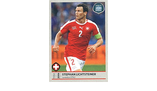 Amazon Com 17 Panini Road To 18 Fifa World Cup Russia 210 Stephan Lichtsteiner Switzerland Soccer Sticker Collectibles Fine Art