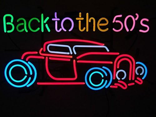 Urby™ 24"x20" B ack to the 50s Custom Neon Light Sign Beer Bar Sign 3-Year Warranty-Excellent Handicraft! SP143