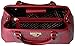 Anne Klein Total Look Medium Satchel Bag, Cherry/Cherry, One Size