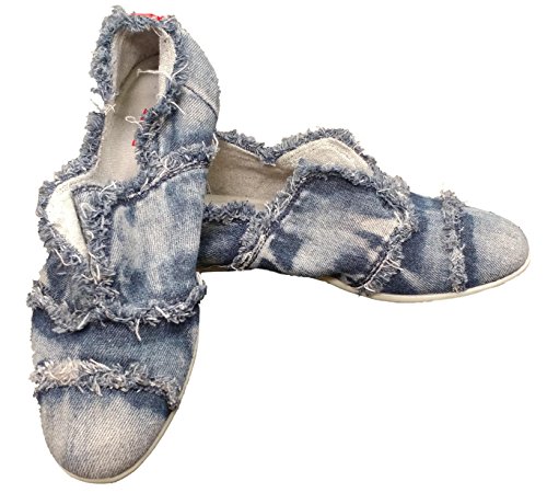 ionic epic Women's Sando Simply Fabric Footwear (9 M, Stonewash Denim)